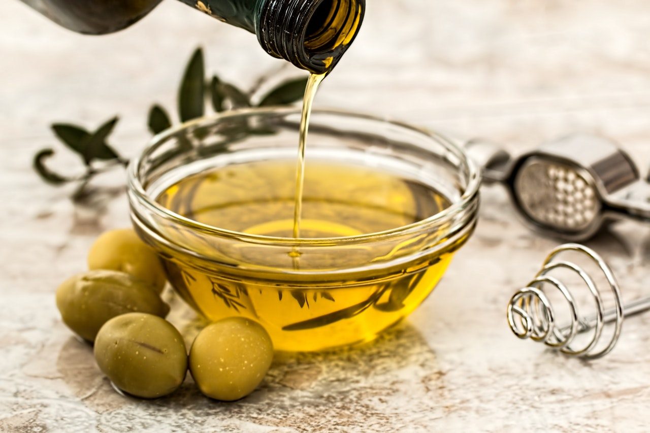 olive oil bowl mediterranean diet