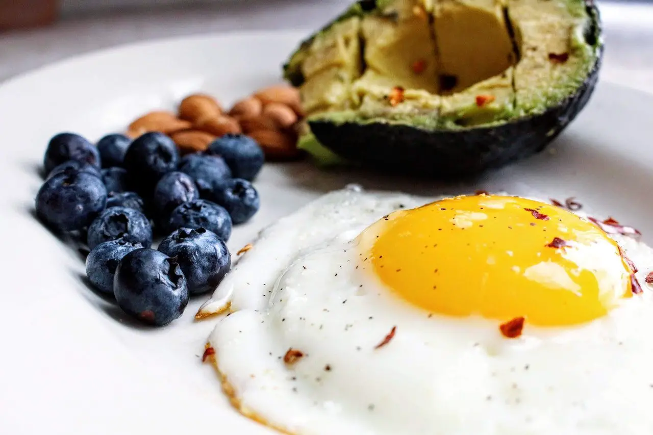egg avocado blueberries keto diet