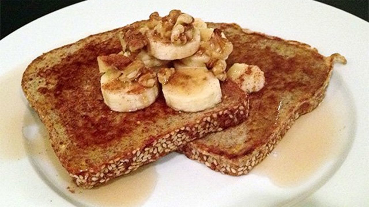 banana walnut french toast