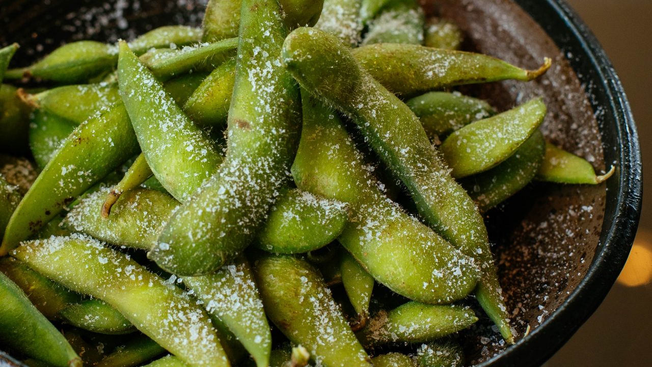 edamame nighttime snack