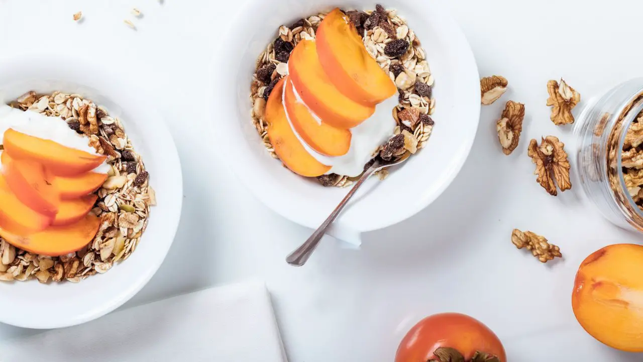 healthy breakfast cereal apricot